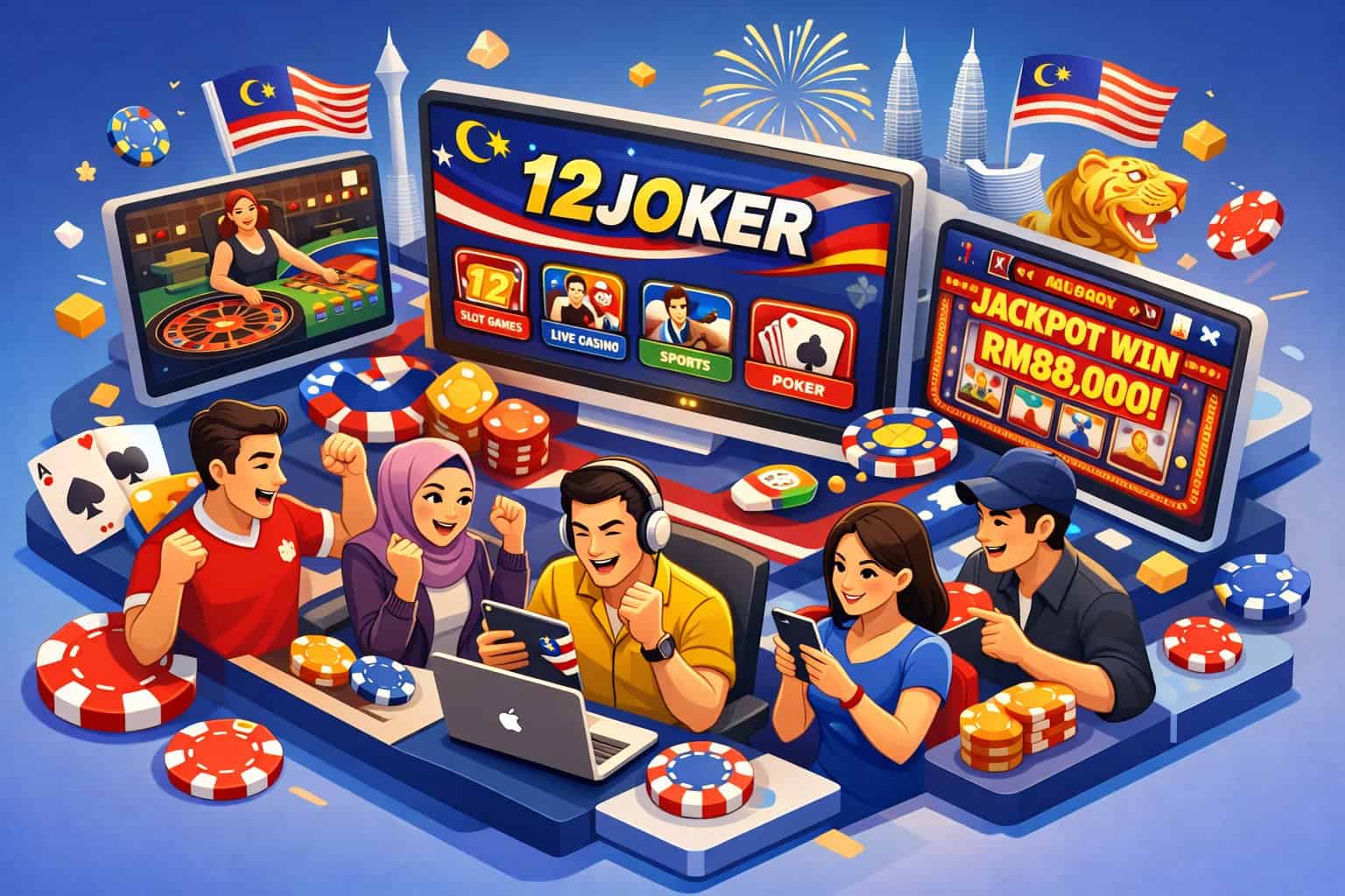 Ulasan Mendalam 12Joker: Platform Terpercaya untuk Game Judi Online di Malaysia 2026